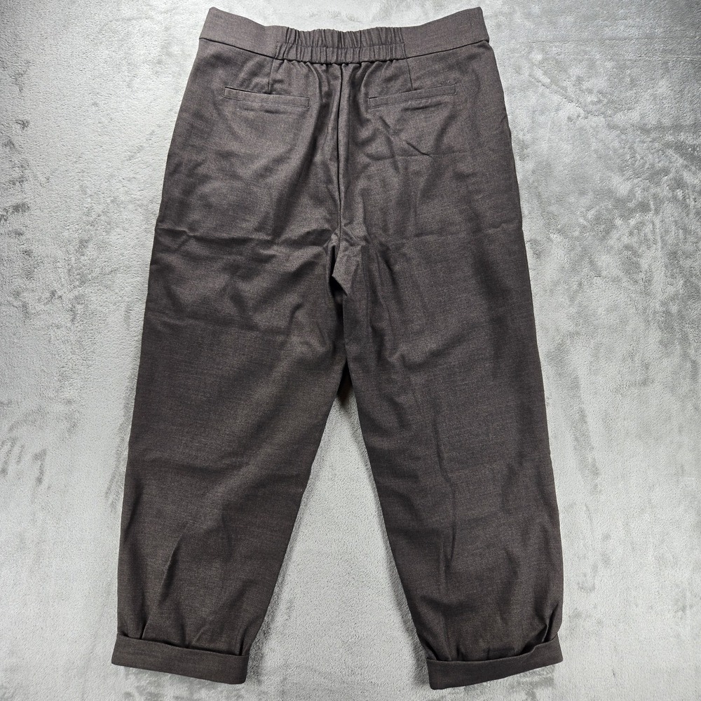 Disturbia Mystic Embroidered Balloon Trousers Pants Brown Womens 10 Goth NWT - Picture 6 of 12